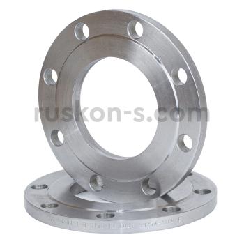 Фланец стальной свободный на приварном кольце Ду 100 Ру 25 ГОСТ 33259 Техкомплект