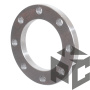 Фланец стальной расточенный под ПЭ втулку Дн 90 Ру 10 (ЭКО) Техкомплект (b=12мм) от производителя "Рускон"